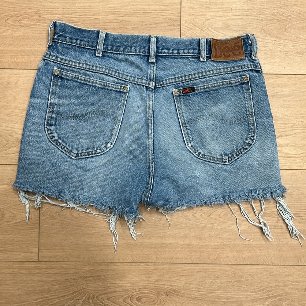 Vintage Lee Denim Short Cutoffs